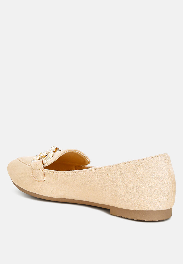 Horsebit Detail Flexible Loafers