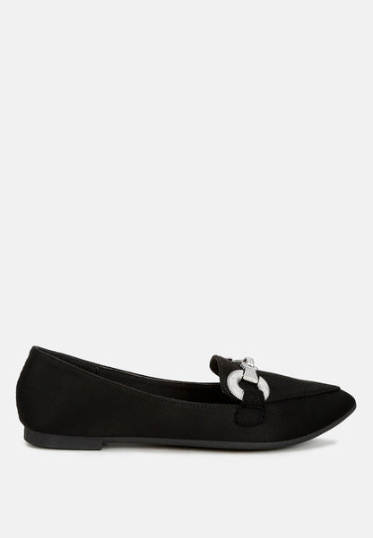 Horsebit Detail Flexible Loafers