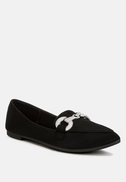 Horsebit Detail Flexible Loafers