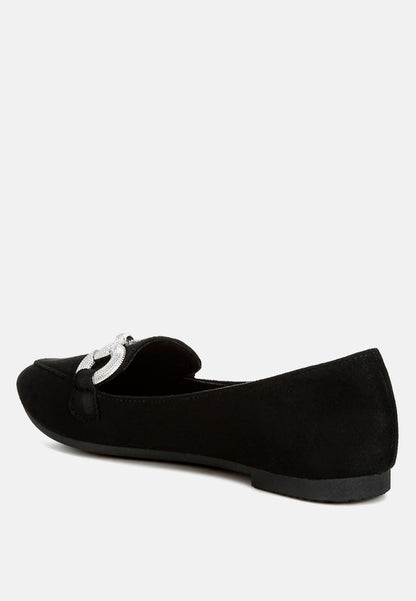Horsebit Detail Flexible Loafers