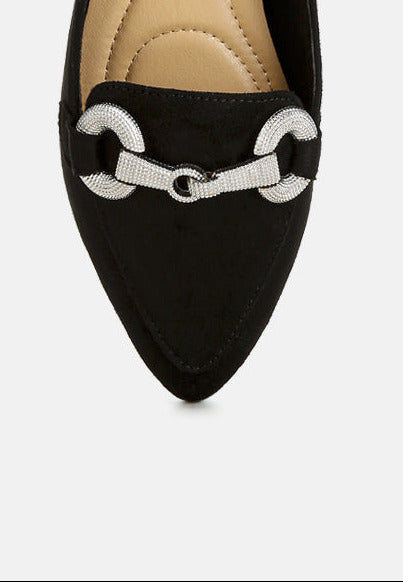 Horsebit Detail Flexible Loafers