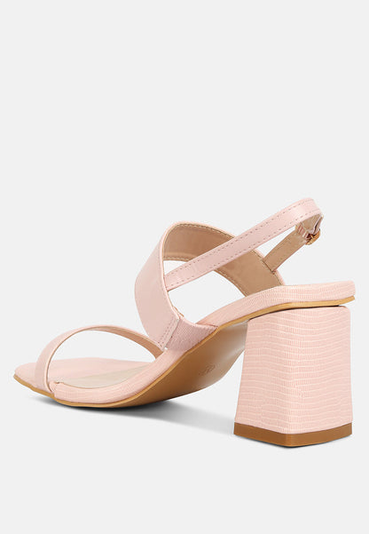 Square Block Heel Sandals