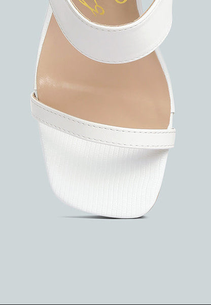 Square Block Heel Sandals