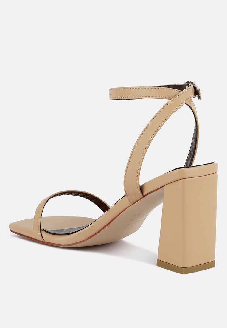 Wrap Ankle High Block Heels