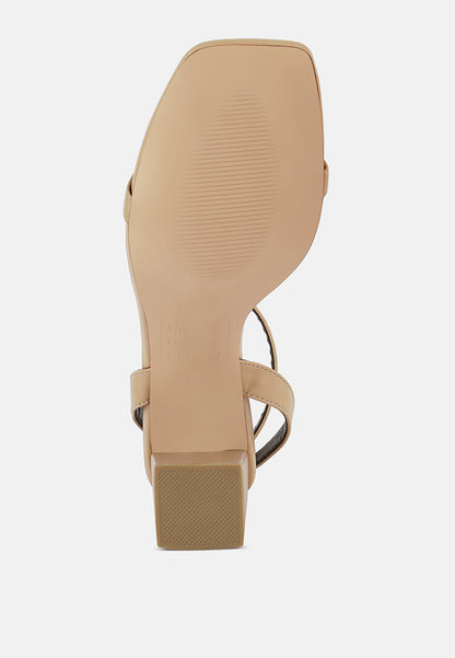 Wrap Ankle High Block Heels