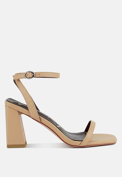 Wrap Ankle High Block Heels