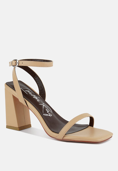 Wrap Ankle High Block Heels