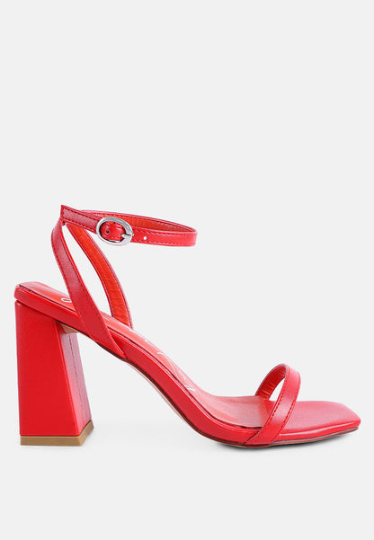 Wrap Ankle High Block Heels