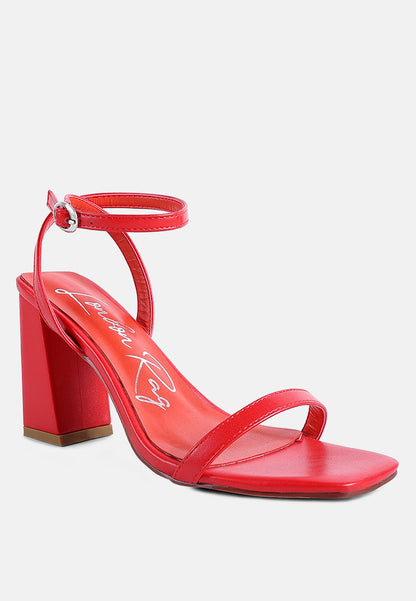 Wrap Ankle High Block Heels