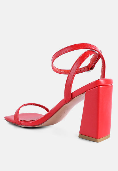 Wrap Ankle High Block Heels