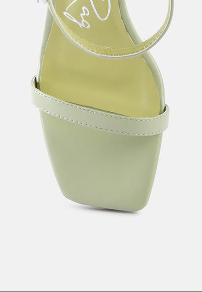 Wrap Ankle High Block Heels