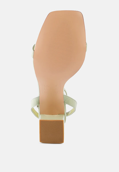 Wrap Ankle High Block Heels