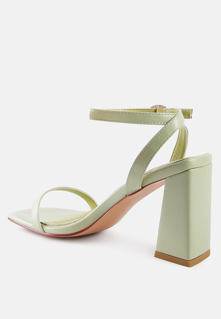 Wrap Ankle High Block Heels