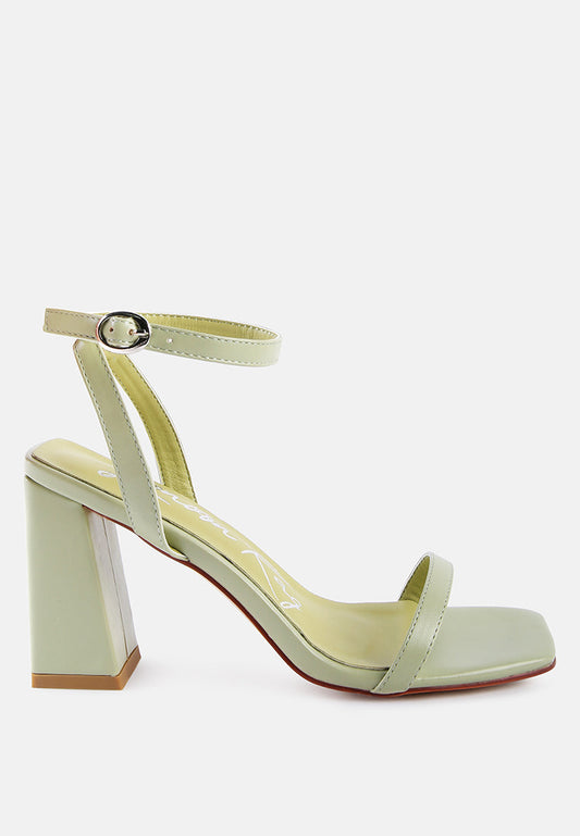 Wrap Ankle High Block Heels