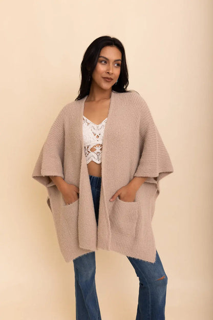 Super Soft Boucle Boxy Cardigan