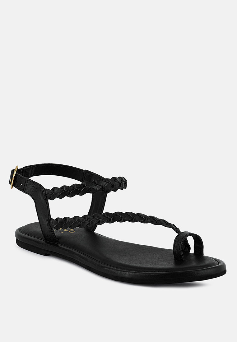 Braided Flat Sandals