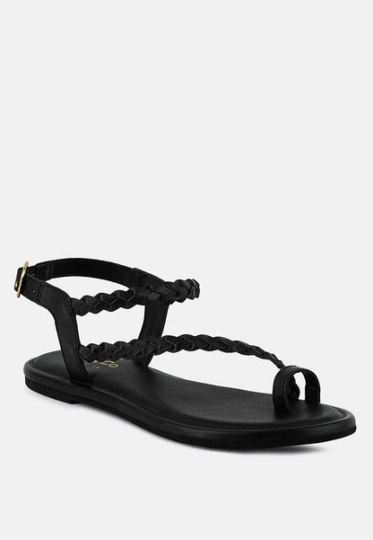 Braided Flat Sandals