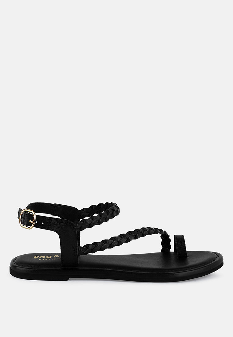 Braided Flat Sandals