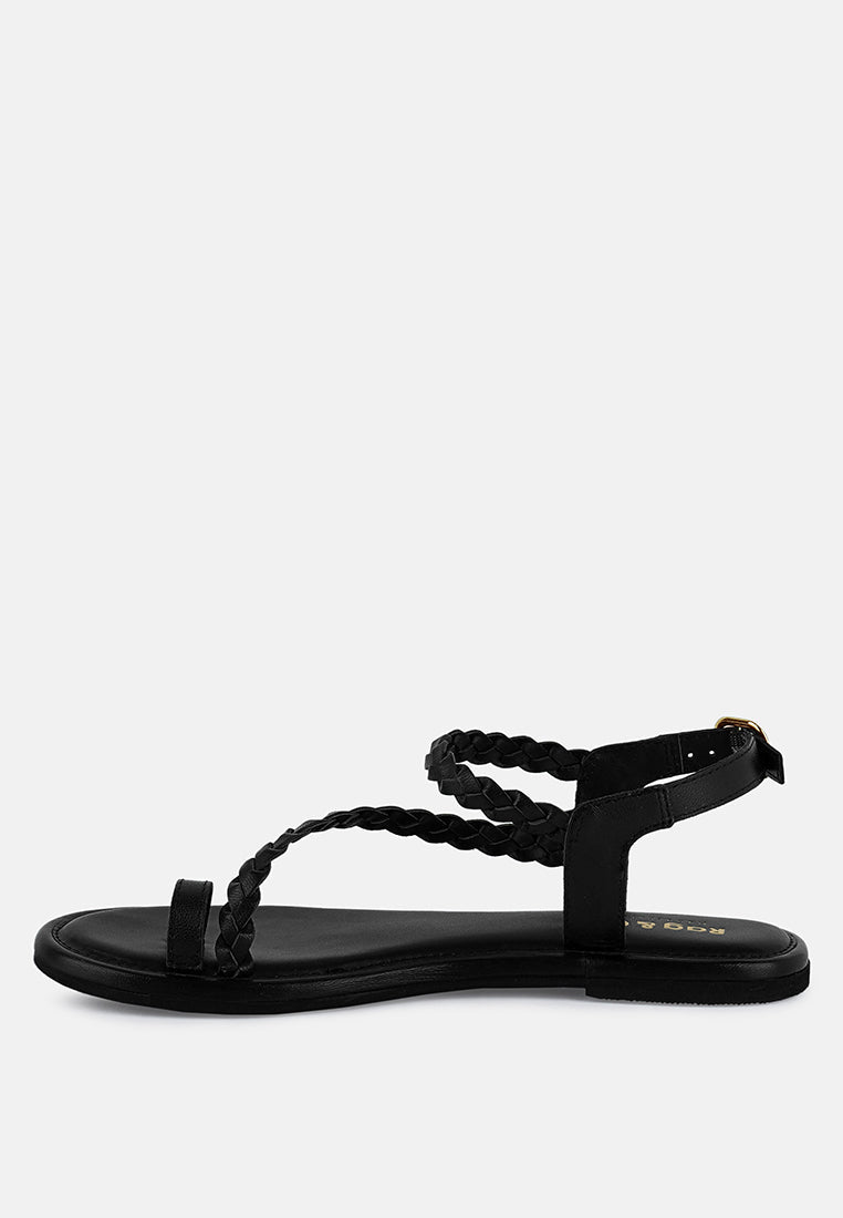 Braided Flat Sandals