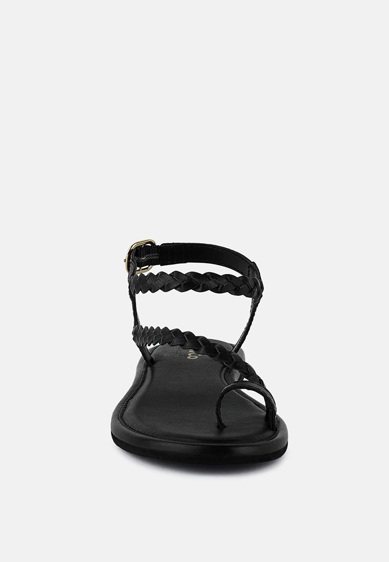 Braided Flat Sandals
