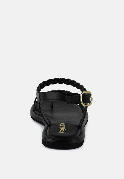 Braided Flat Sandals