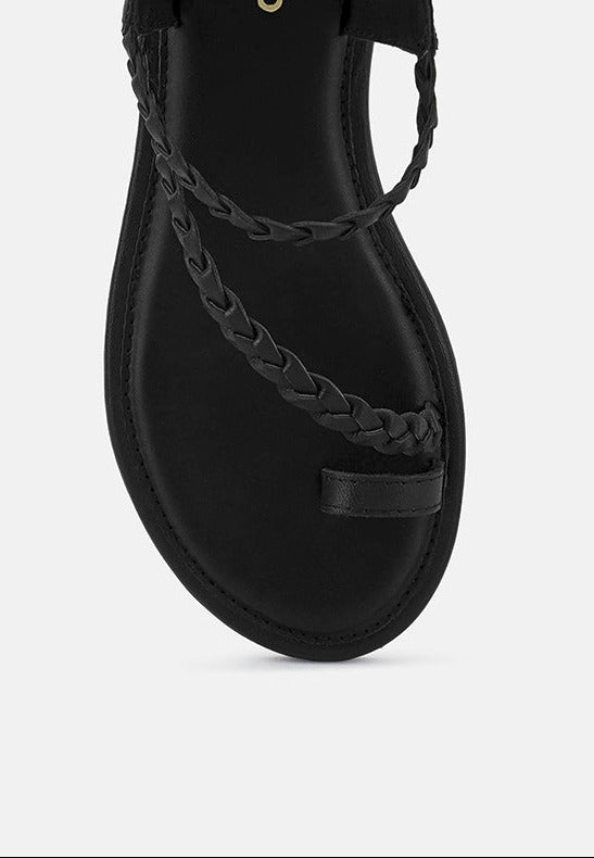 Braided Flat Sandals