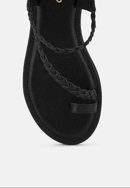 Braided Flat Sandals