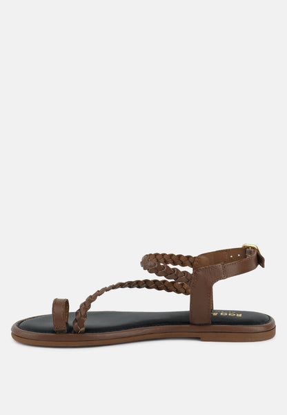 Braided Flat Sandals