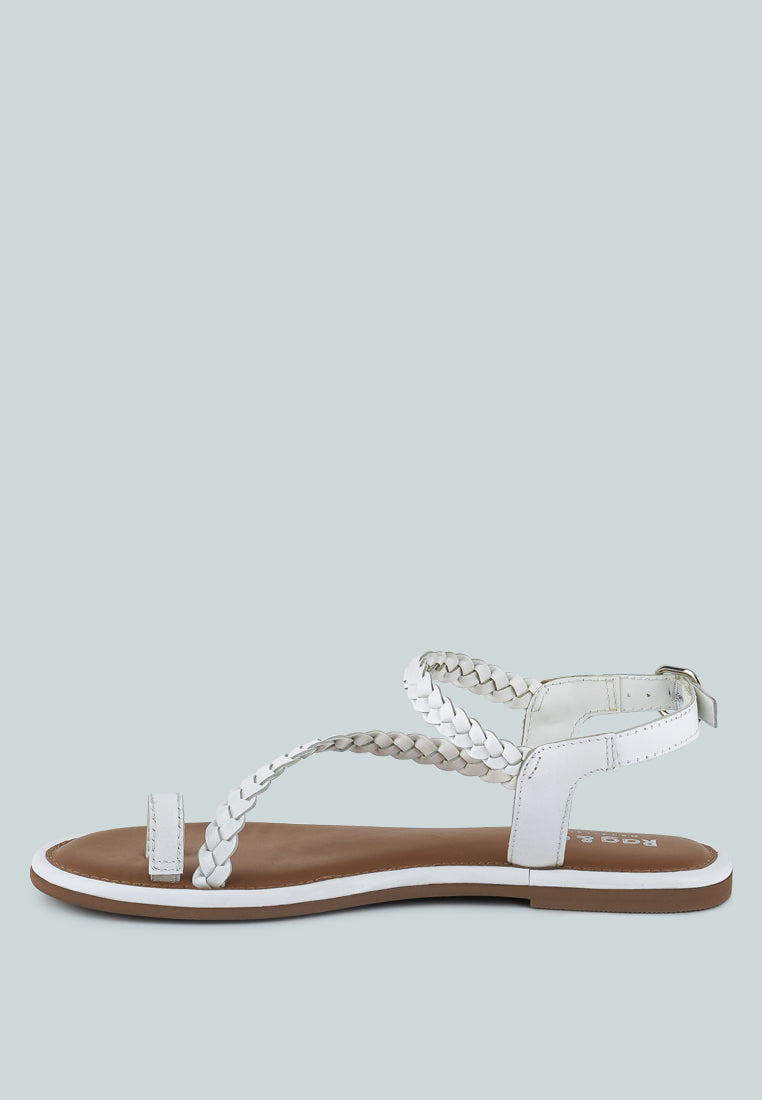 Braided Flat Sandals