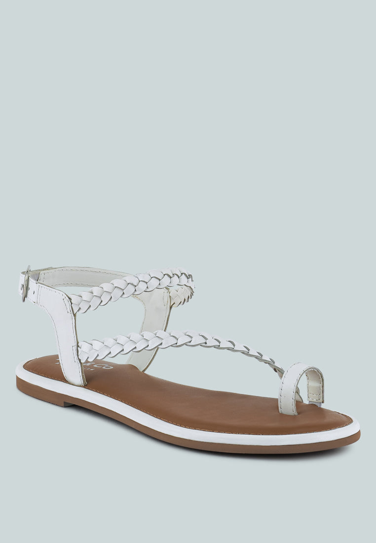 Braided Flat Sandals