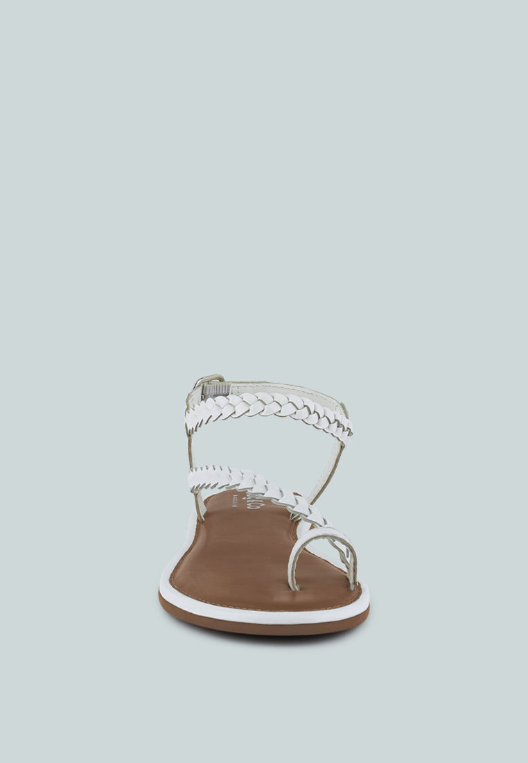 Braided Flat Sandals