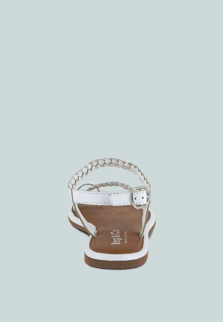 Braided Flat Sandals
