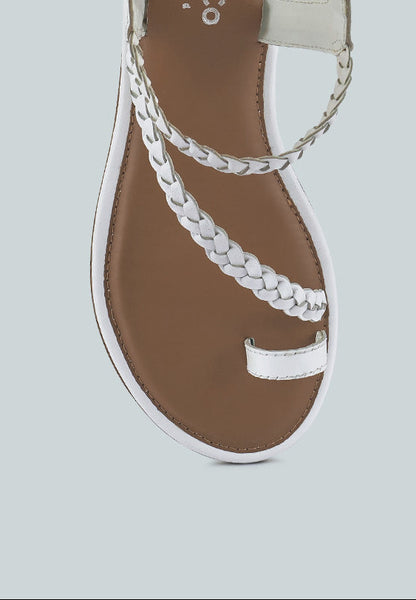 Braided Flat Sandals