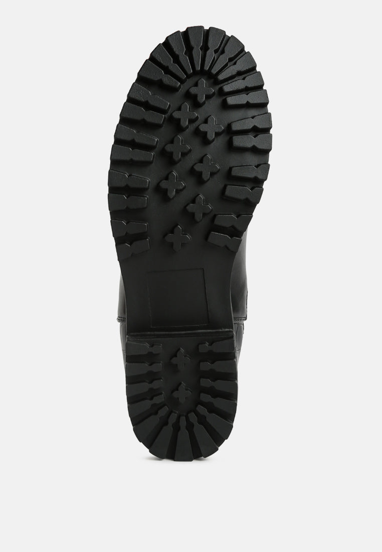 Croc Back Chelsea Boots