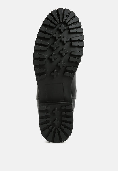 Croc Back Chelsea Boots