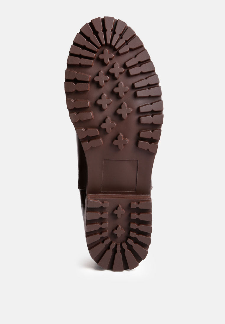 Croc Back Chelsea Boots