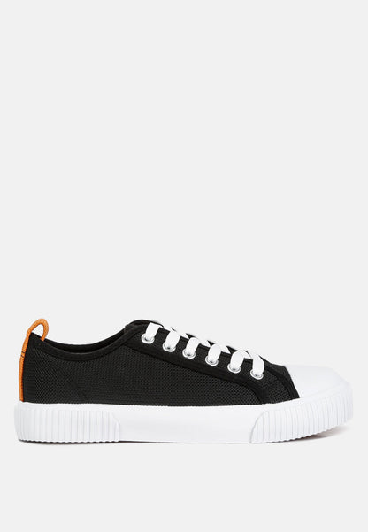 Knitted Textile Sneakers