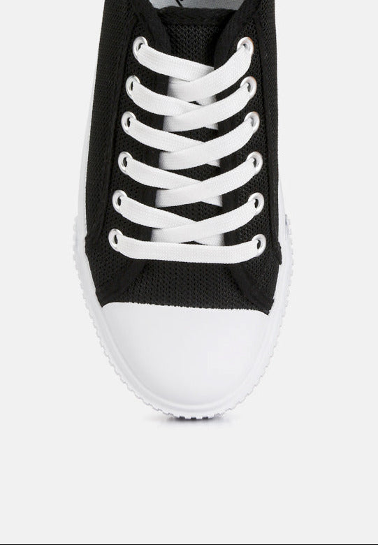 Knitted Textile Sneakers