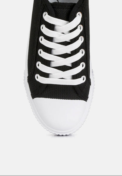 Knitted Textile Sneakers