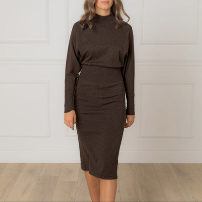 Organic Cotton Dolman Sleeve Sweater Dress