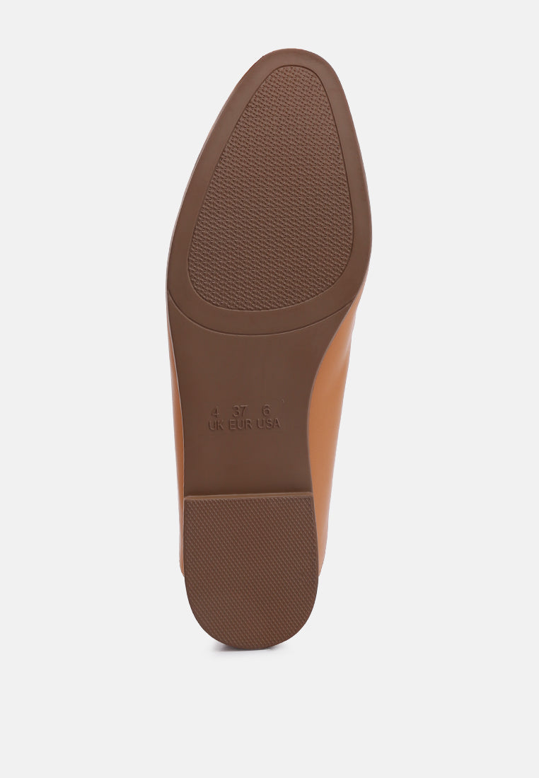 Horsebit Almond Toe Loafers