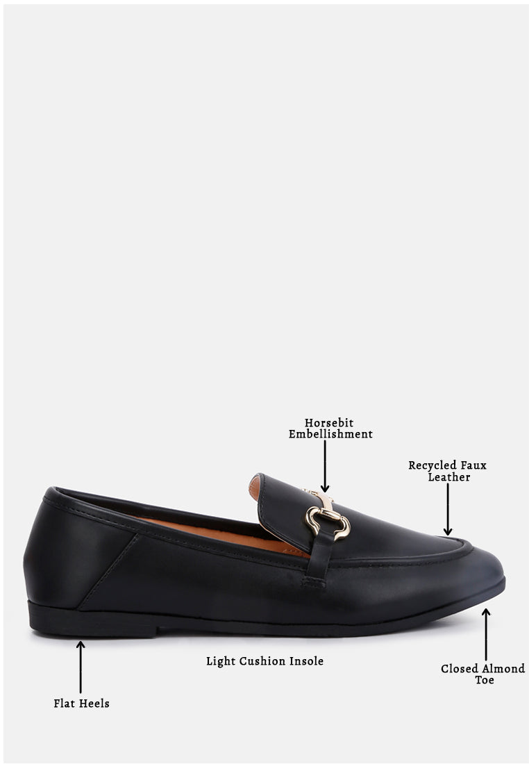 Horsebit Almond Toe Loafers