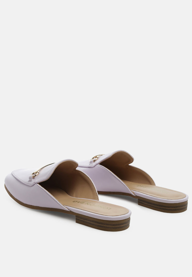 Slip On Flat Mules