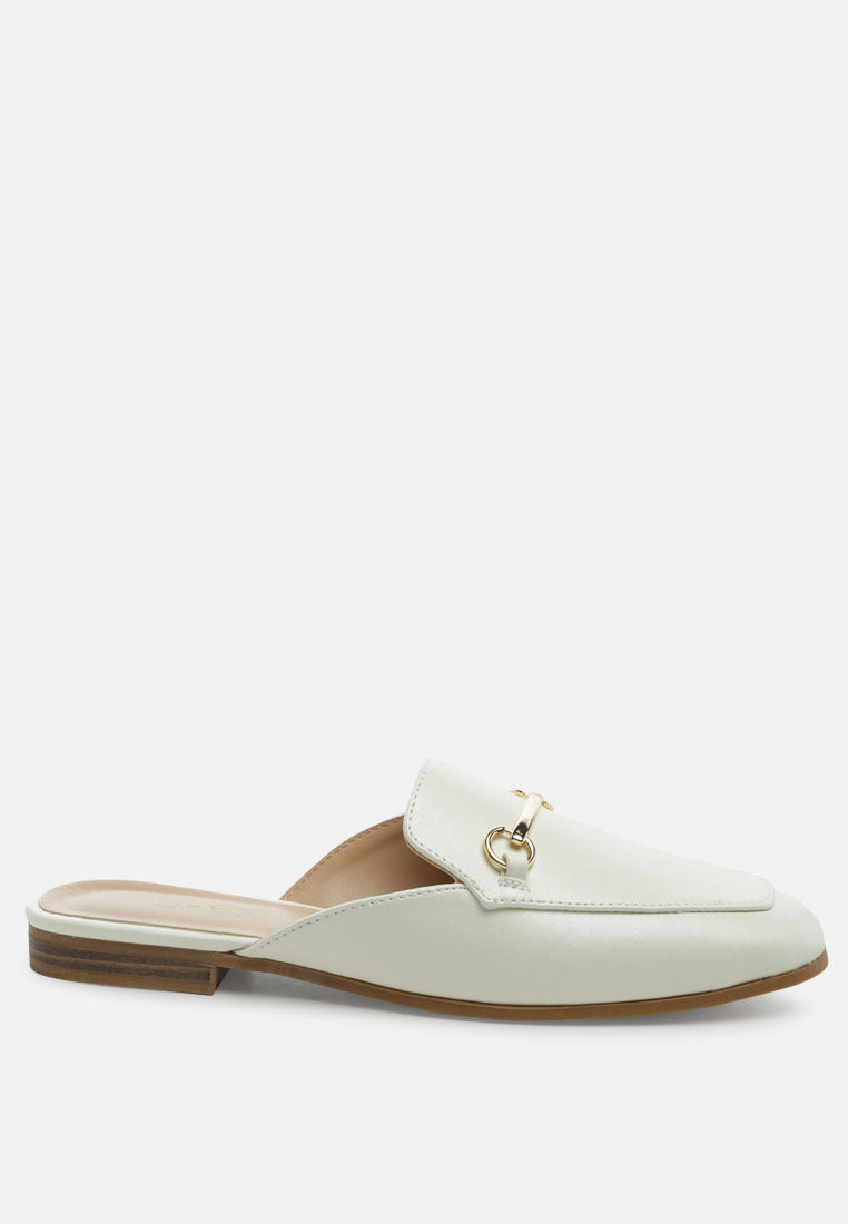 Slip On Flat Mules