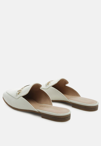 Slip On Flat Mules